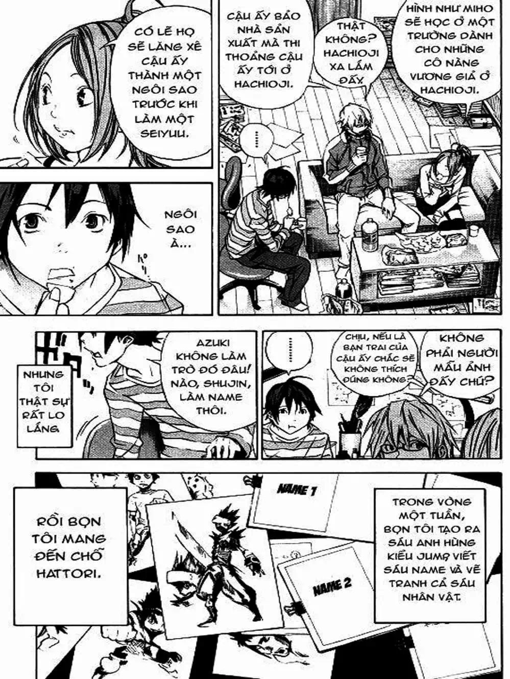 Truyện Tranh Họa Sĩ Truyện Tranh - Bakuman trang 7