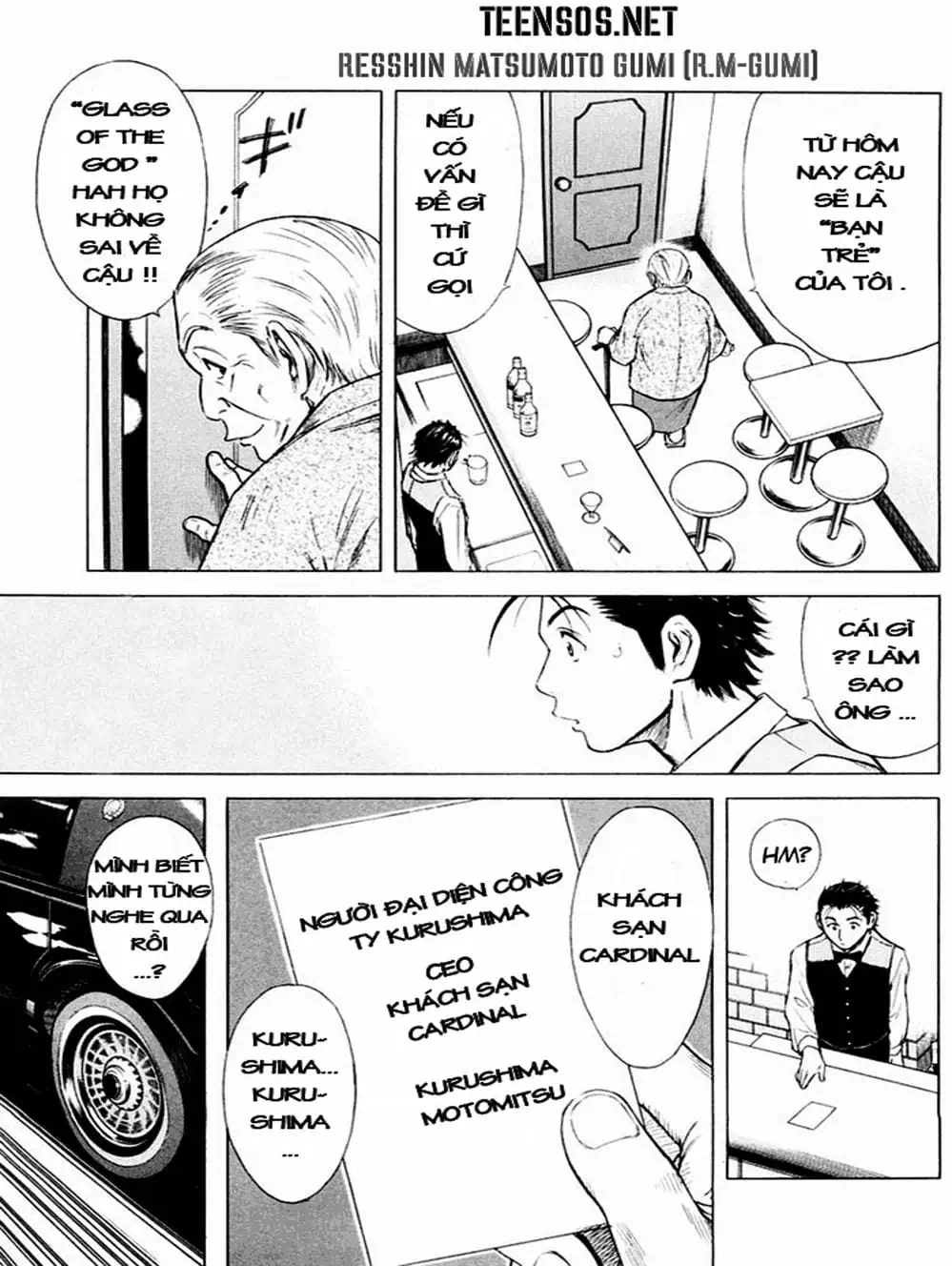 Truyện Tranh Bartender - Người Pha Chế Rượu trang 3