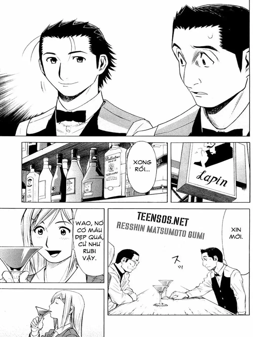 Truyện Tranh Bartender - Người Pha Chế Rượu trang 3