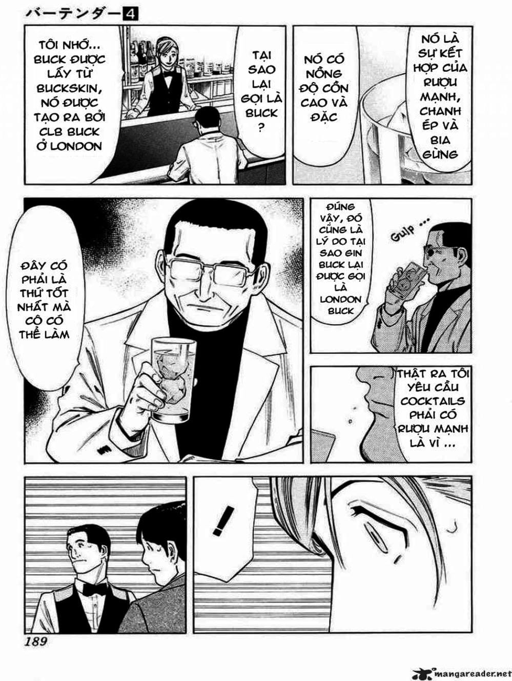 Truyện Tranh Bartender - Người Pha Chế Rượu trang 3