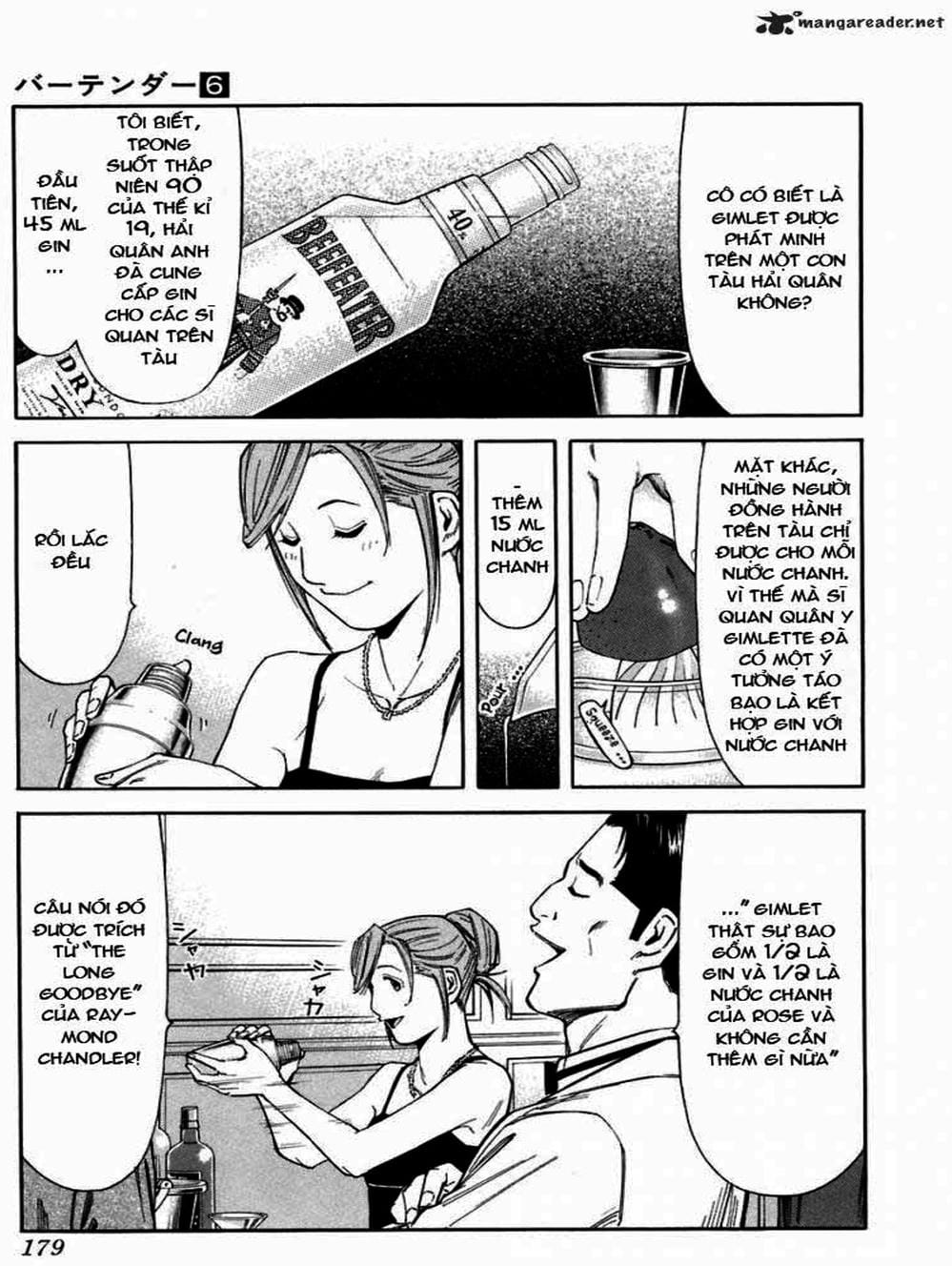Truyện Tranh Bartender - Người Pha Chế Rượu trang 3