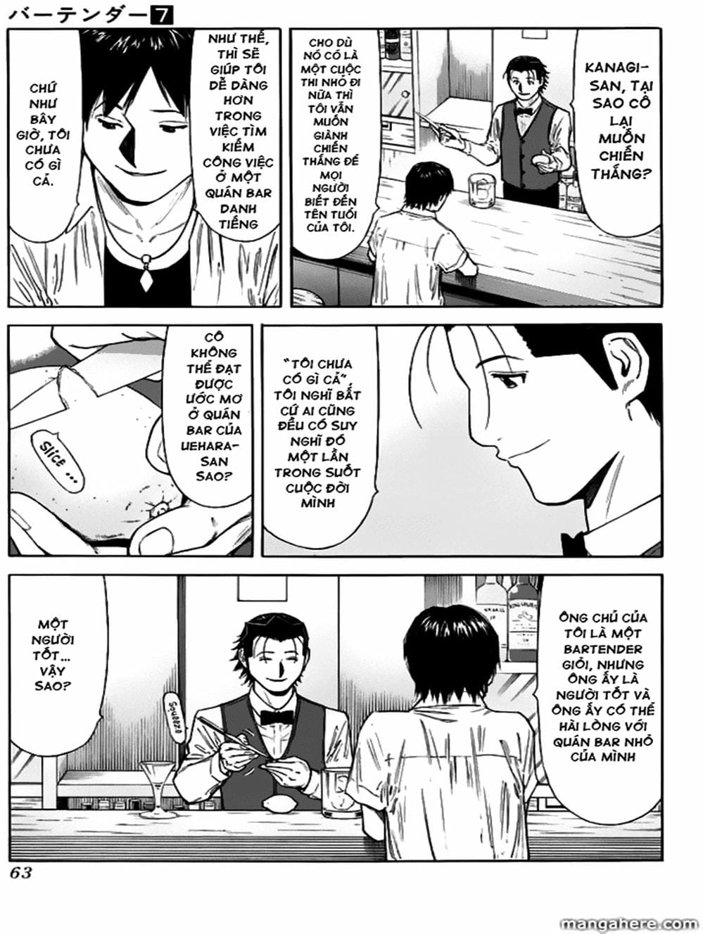 Truyện Tranh Bartender - Người Pha Chế Rượu trang 3