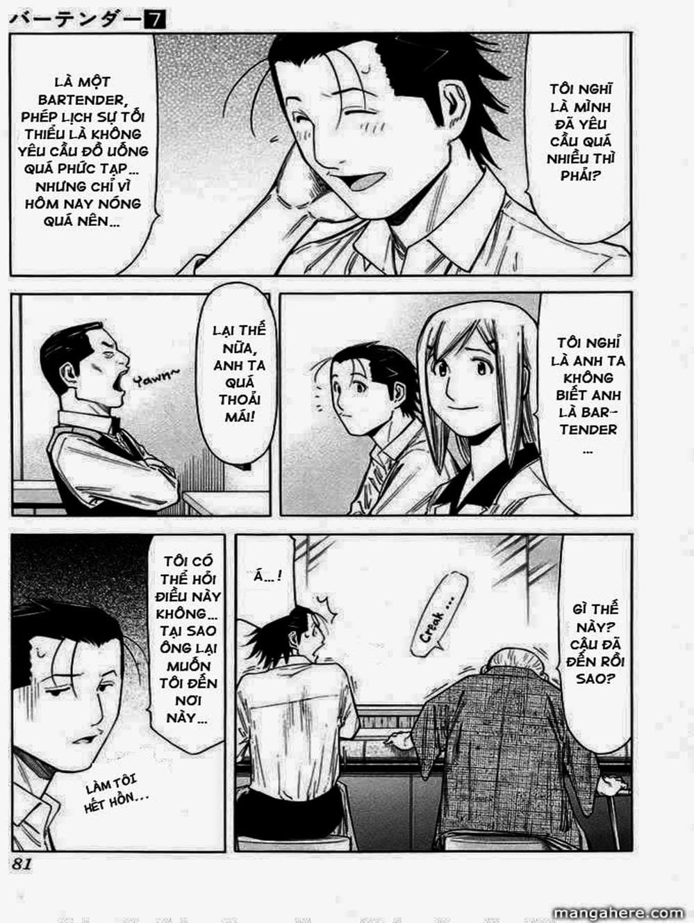 Truyện Tranh Bartender - Người Pha Chế Rượu trang 3