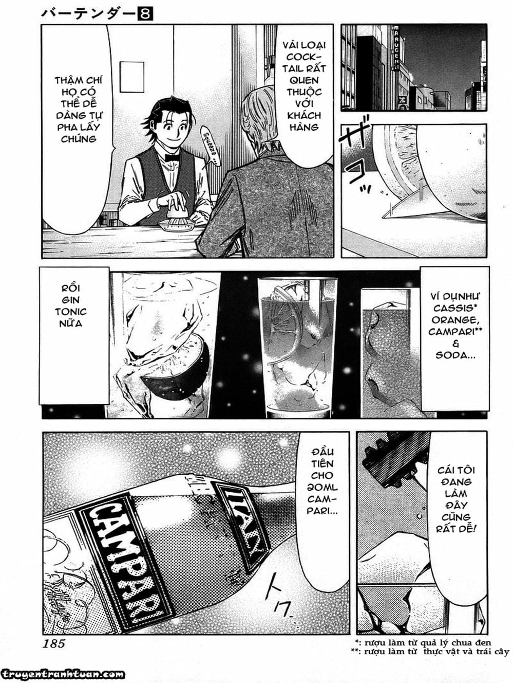 Truyện Tranh Bartender - Người Pha Chế Rượu trang 3
