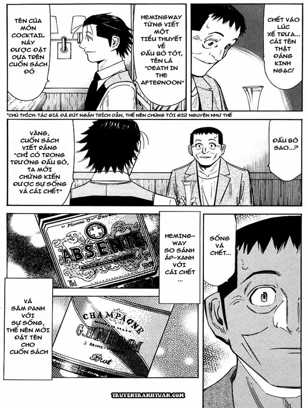 Truyện Tranh Bartender - Người Pha Chế Rượu trang 3