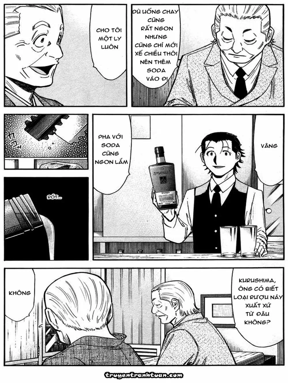Truyện Tranh Bartender - Người Pha Chế Rượu trang 3