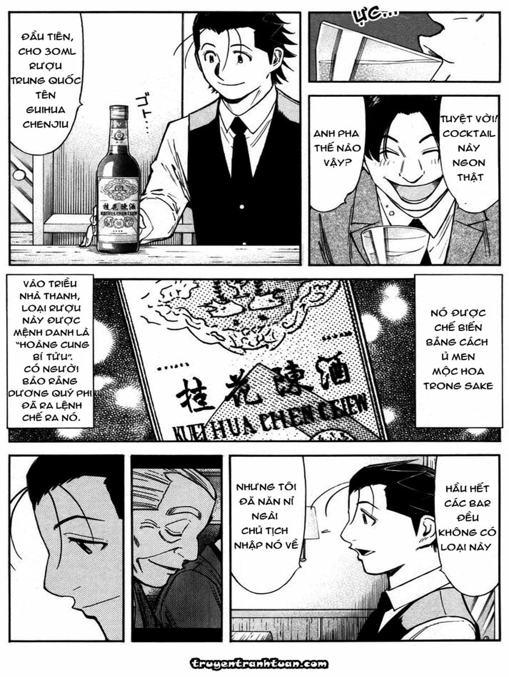 Truyện Tranh Bartender - Người Pha Chế Rượu trang 3
