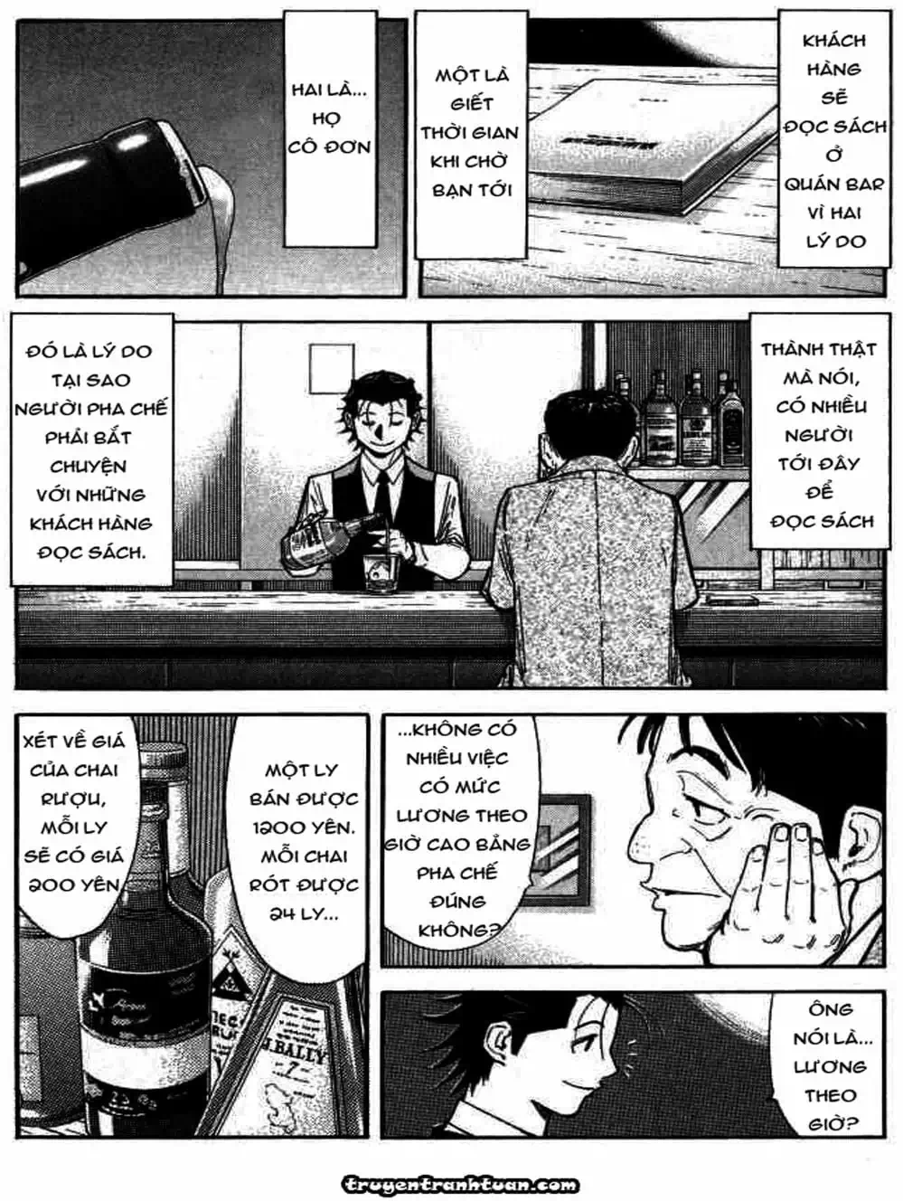 Truyện Tranh Bartender - Người Pha Chế Rượu trang 3