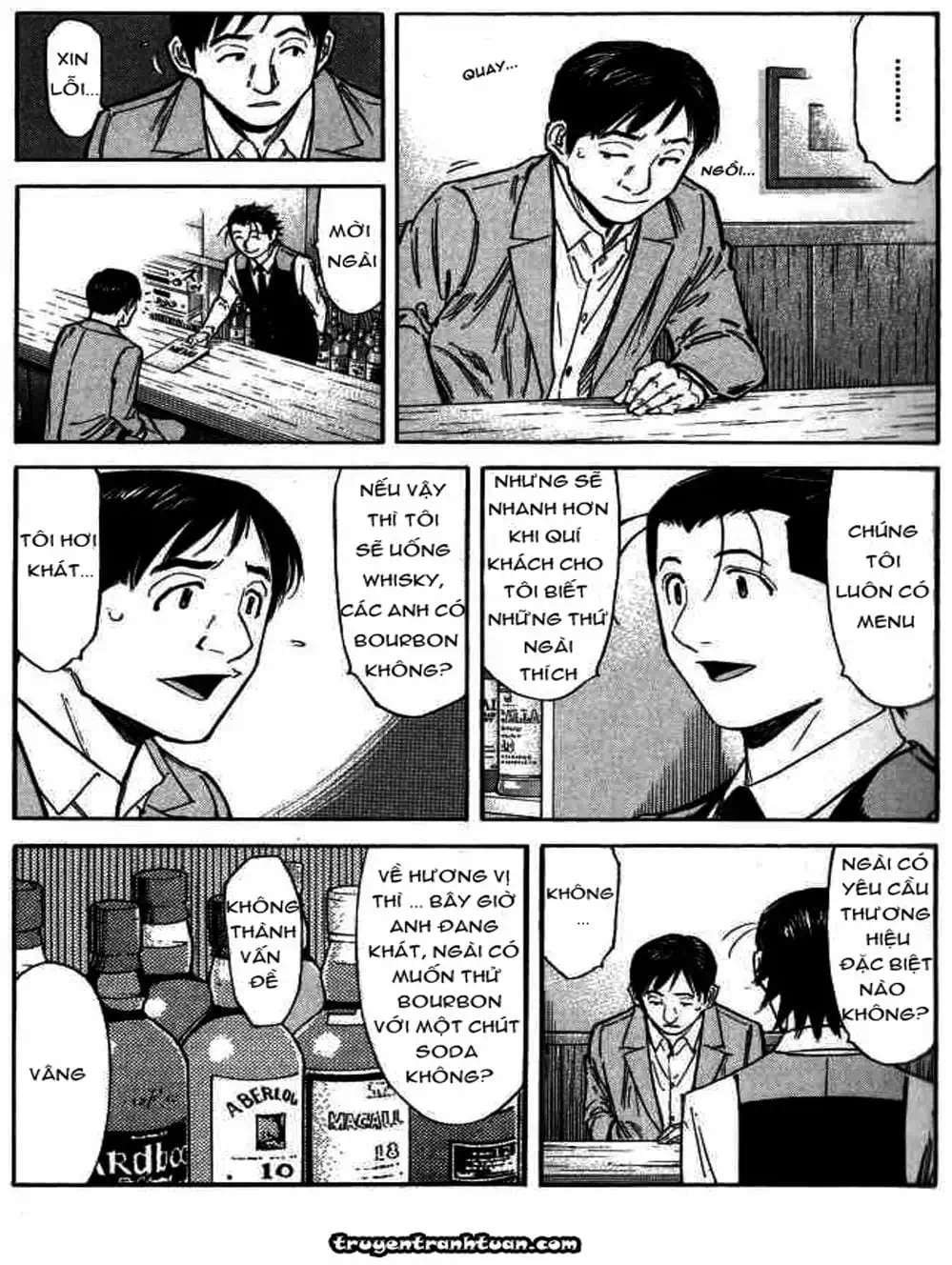Truyện Tranh Bartender - Người Pha Chế Rượu trang 3