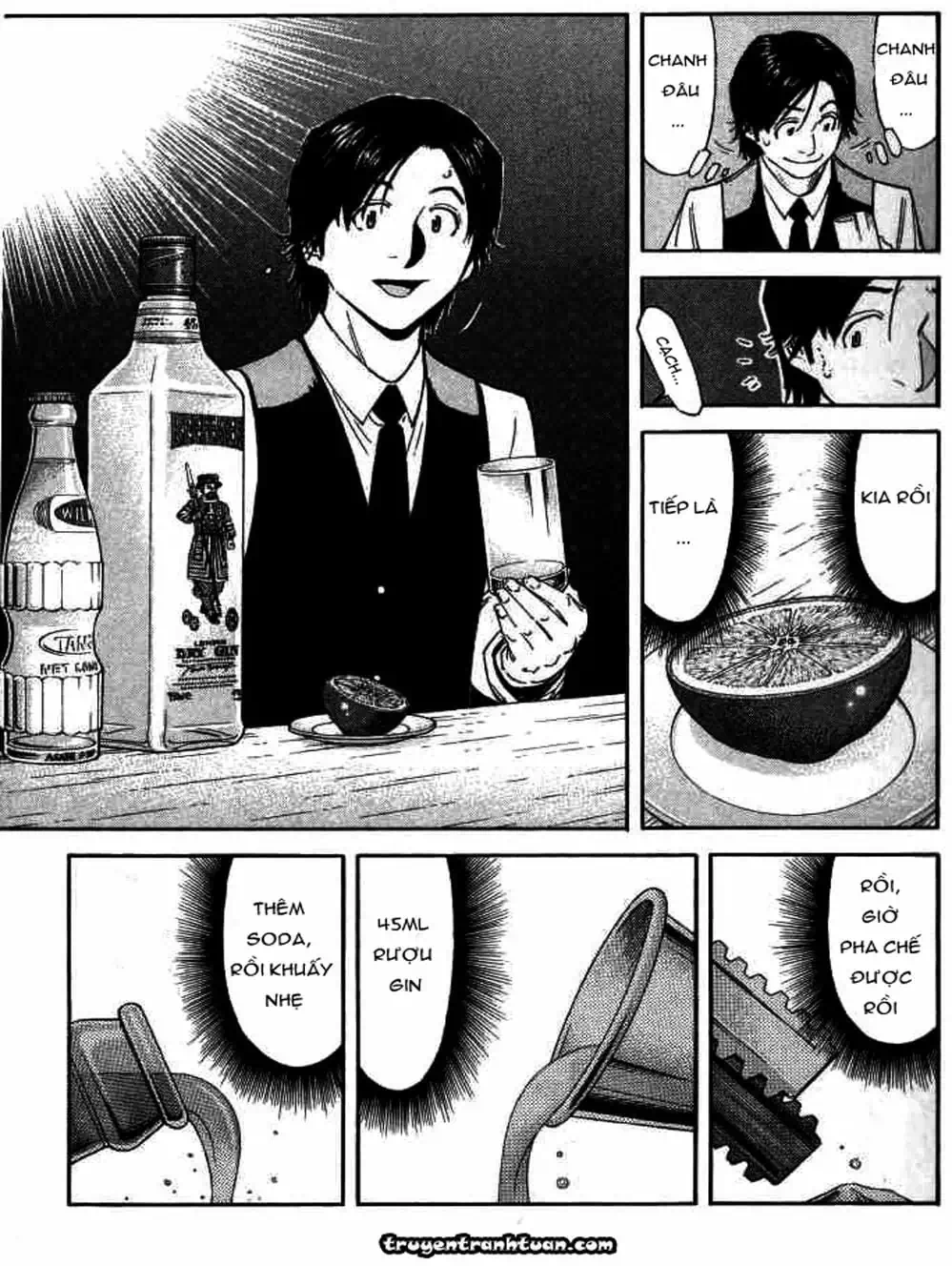 Truyện Tranh Bartender - Người Pha Chế Rượu trang 3