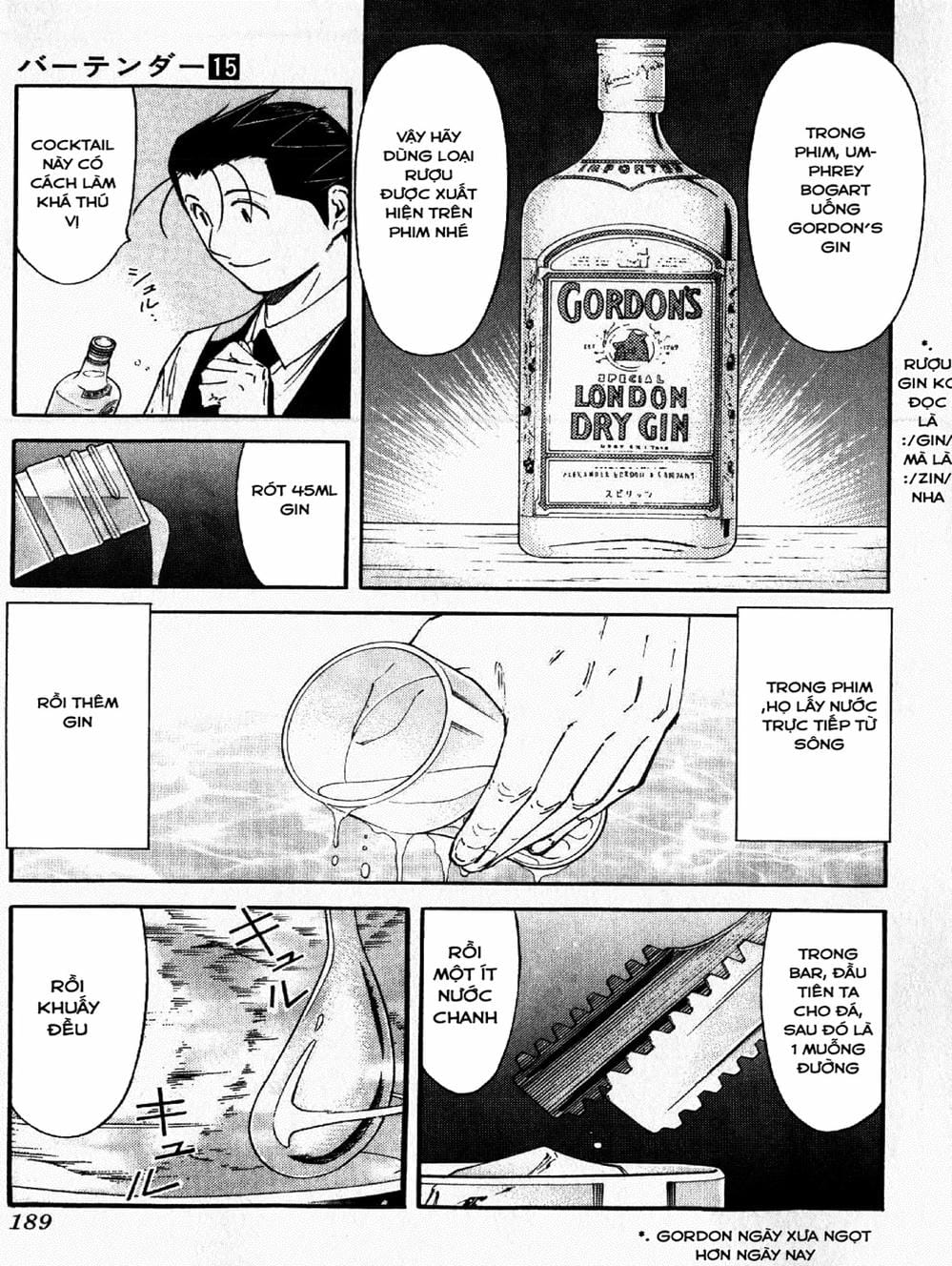 Truyện Tranh Bartender - Người Pha Chế Rượu trang 3