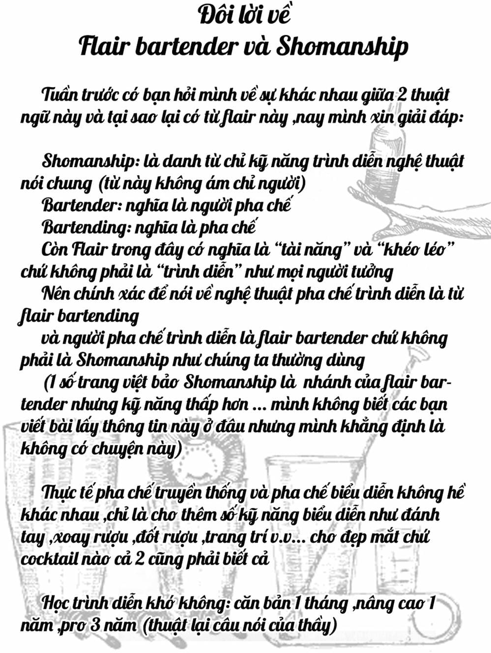 Truyện Tranh Bartender - Người Pha Chế Rượu trang 3