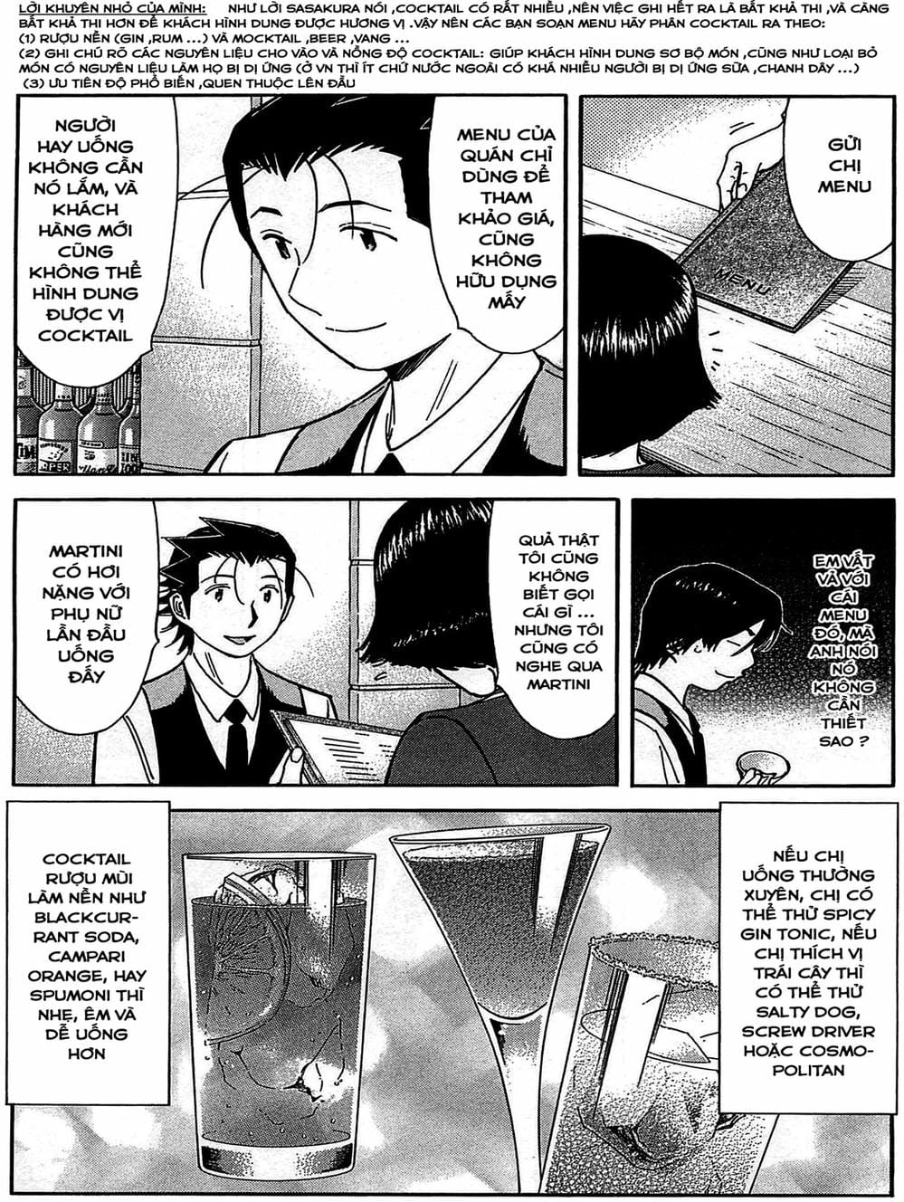 Truyện Tranh Bartender - Người Pha Chế Rượu trang 3