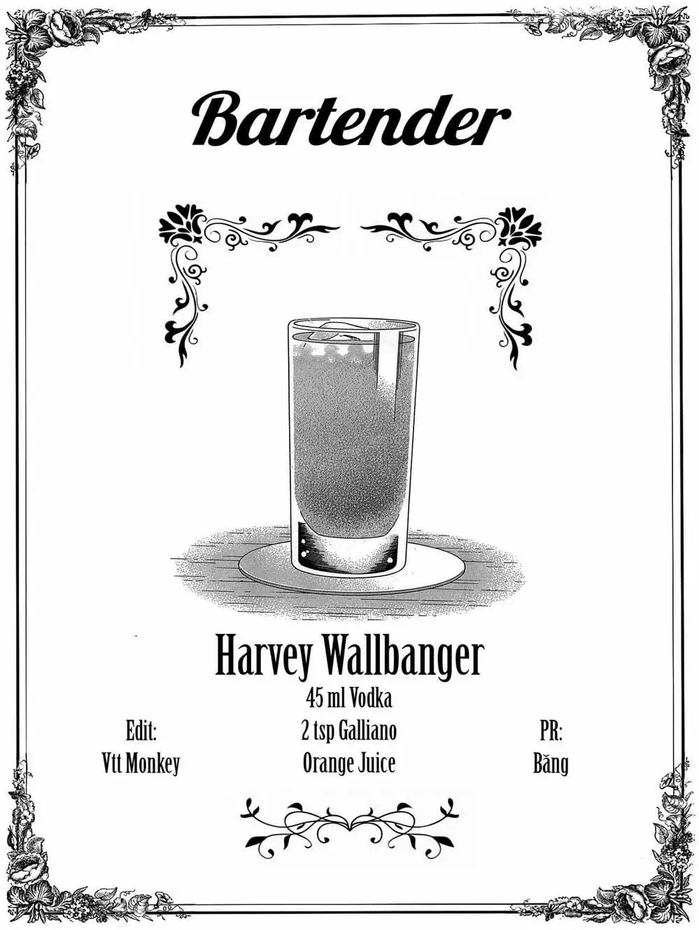 Truyện Tranh Bartender - Người Pha Chế Rượu trang 3