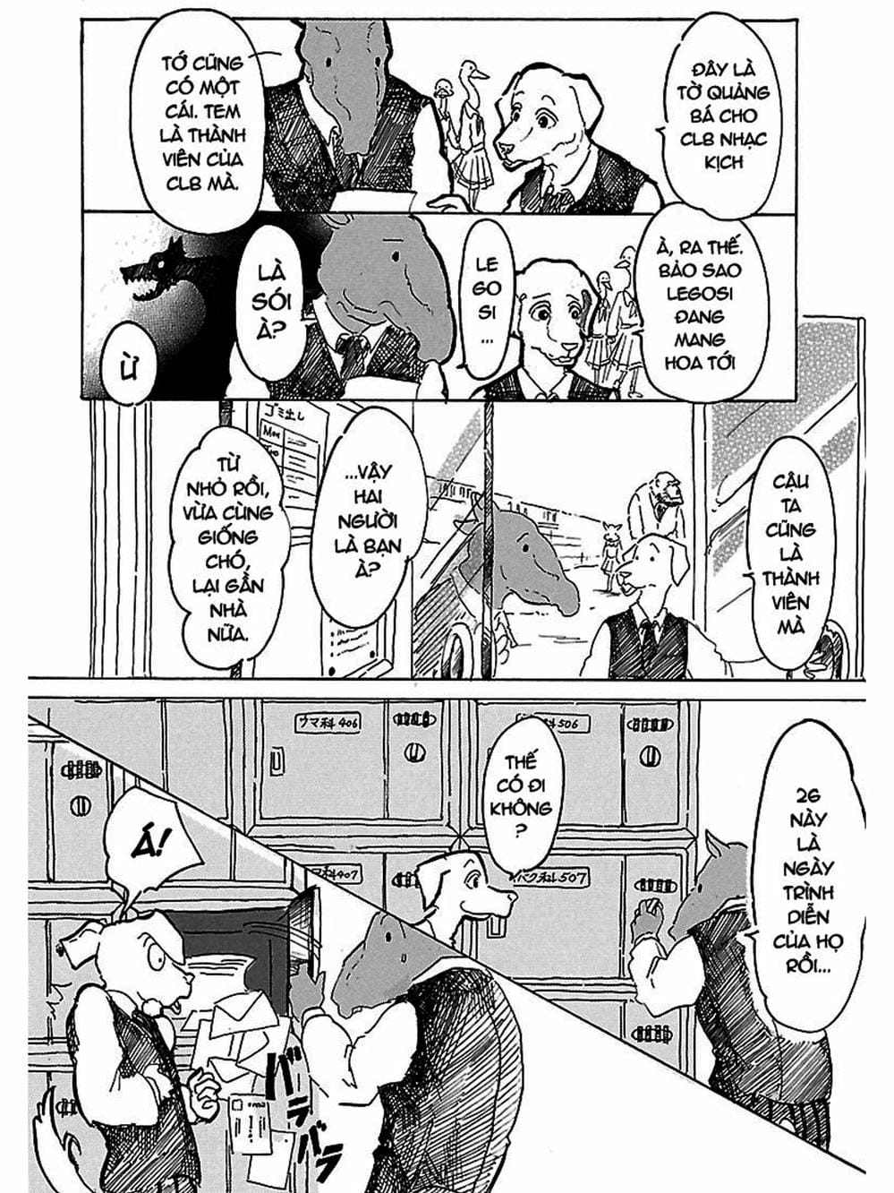 Truyện Tranh Bởi Vì Chúng Ta Đều Là Những Ngôi Sao - Beastars trang 10