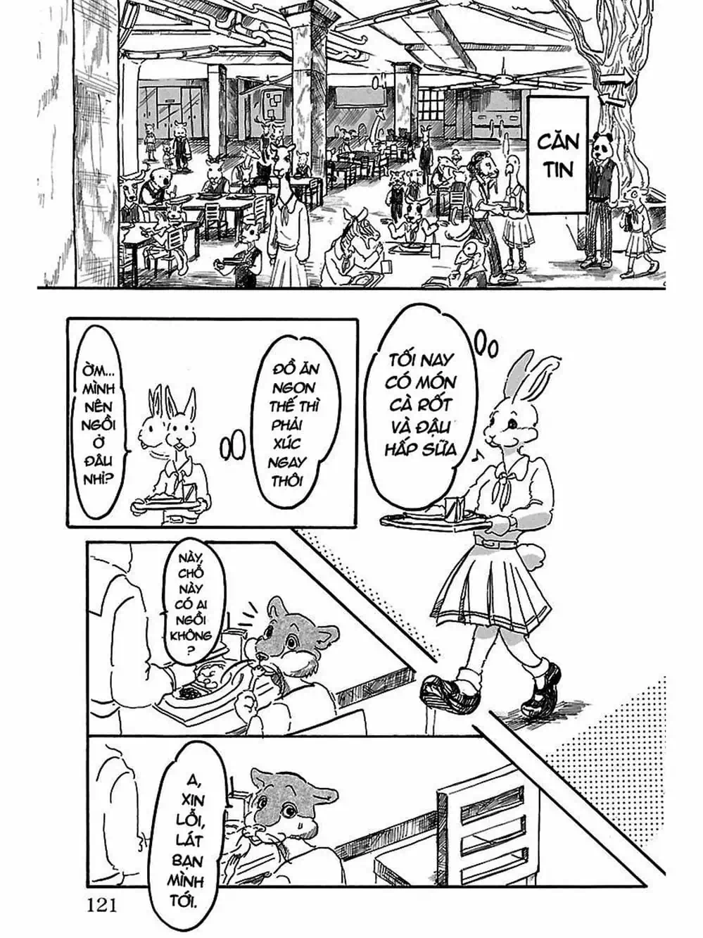 Truyện Tranh Bởi Vì Chúng Ta Đều Là Những Ngôi Sao - Beastars trang 10