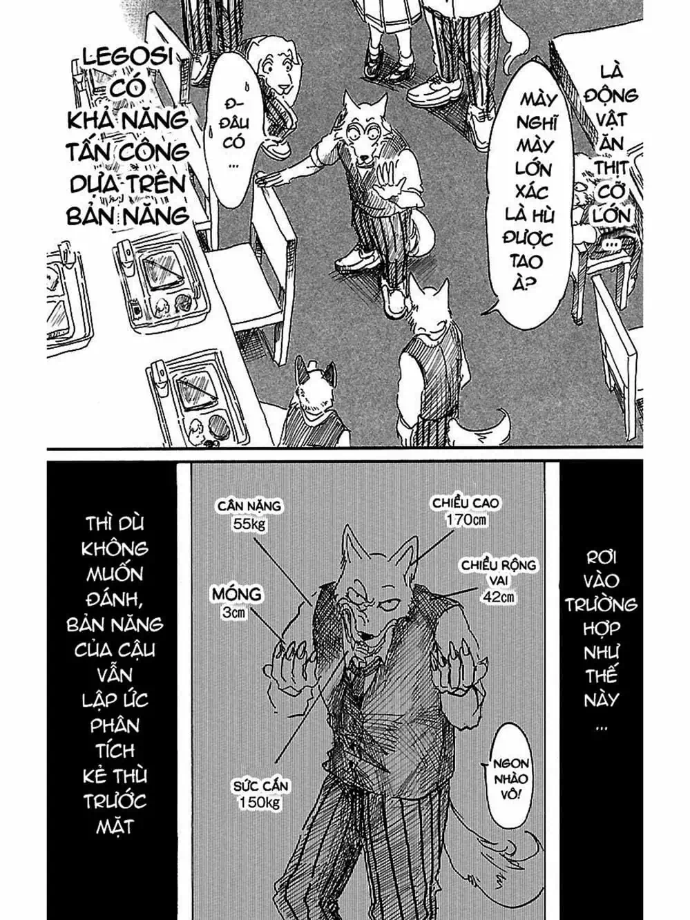 Truyện Tranh Bởi Vì Chúng Ta Đều Là Những Ngôi Sao - Beastars trang 10