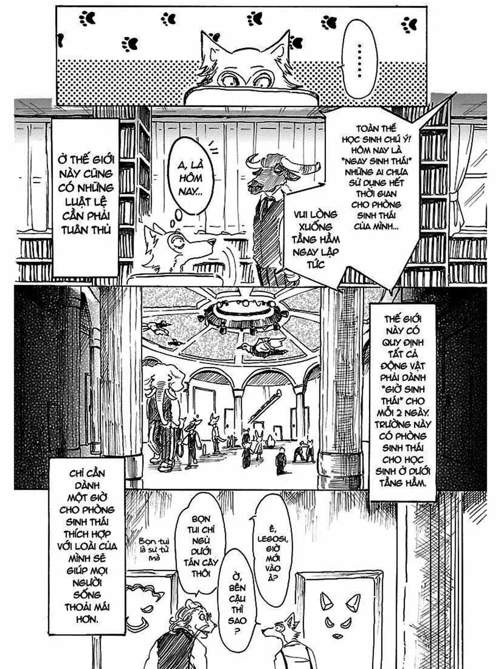 Truyện Tranh Bởi Vì Chúng Ta Đều Là Những Ngôi Sao - Beastars trang 10