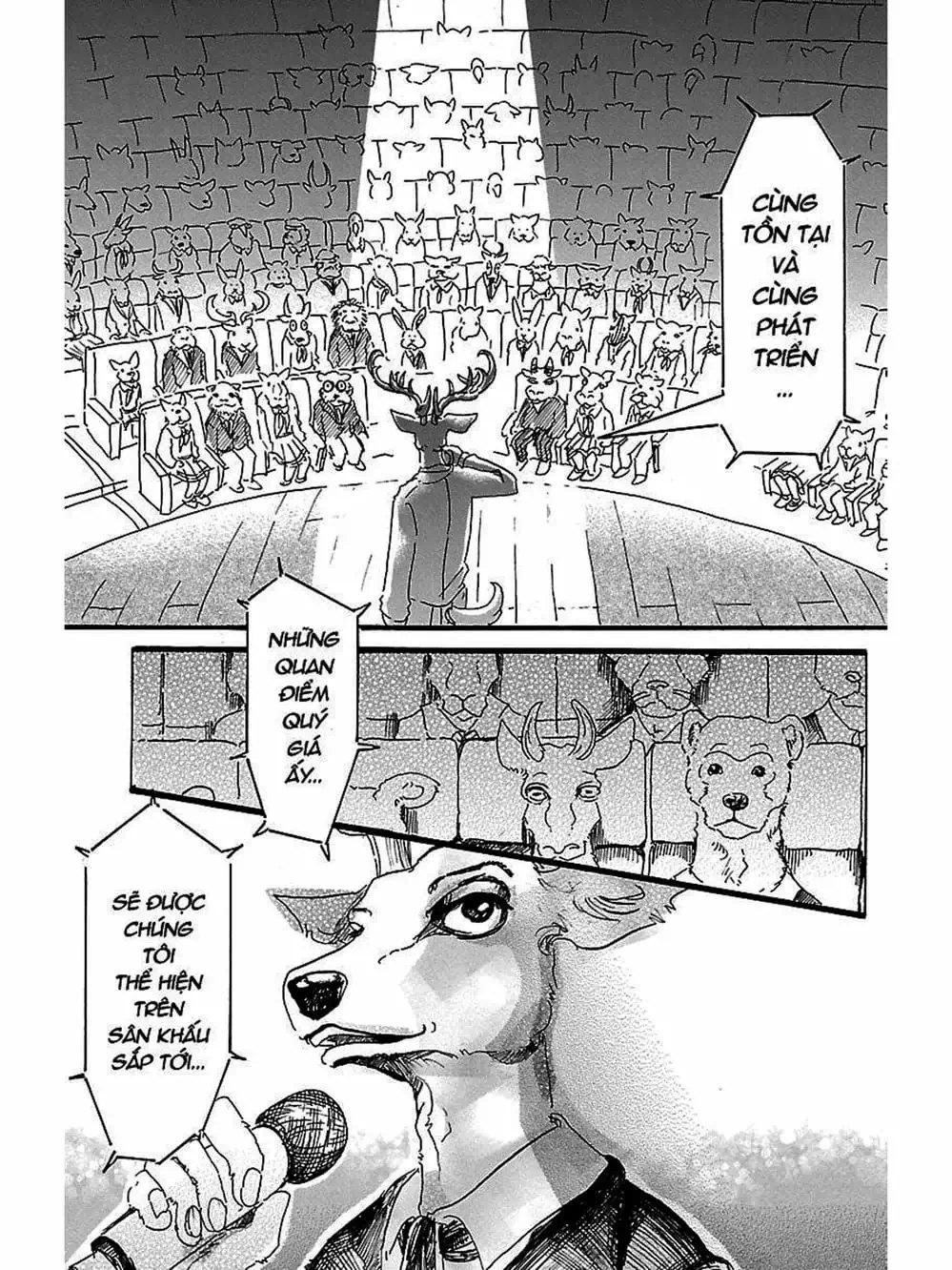 Truyện Tranh Bởi Vì Chúng Ta Đều Là Những Ngôi Sao - Beastars trang 10