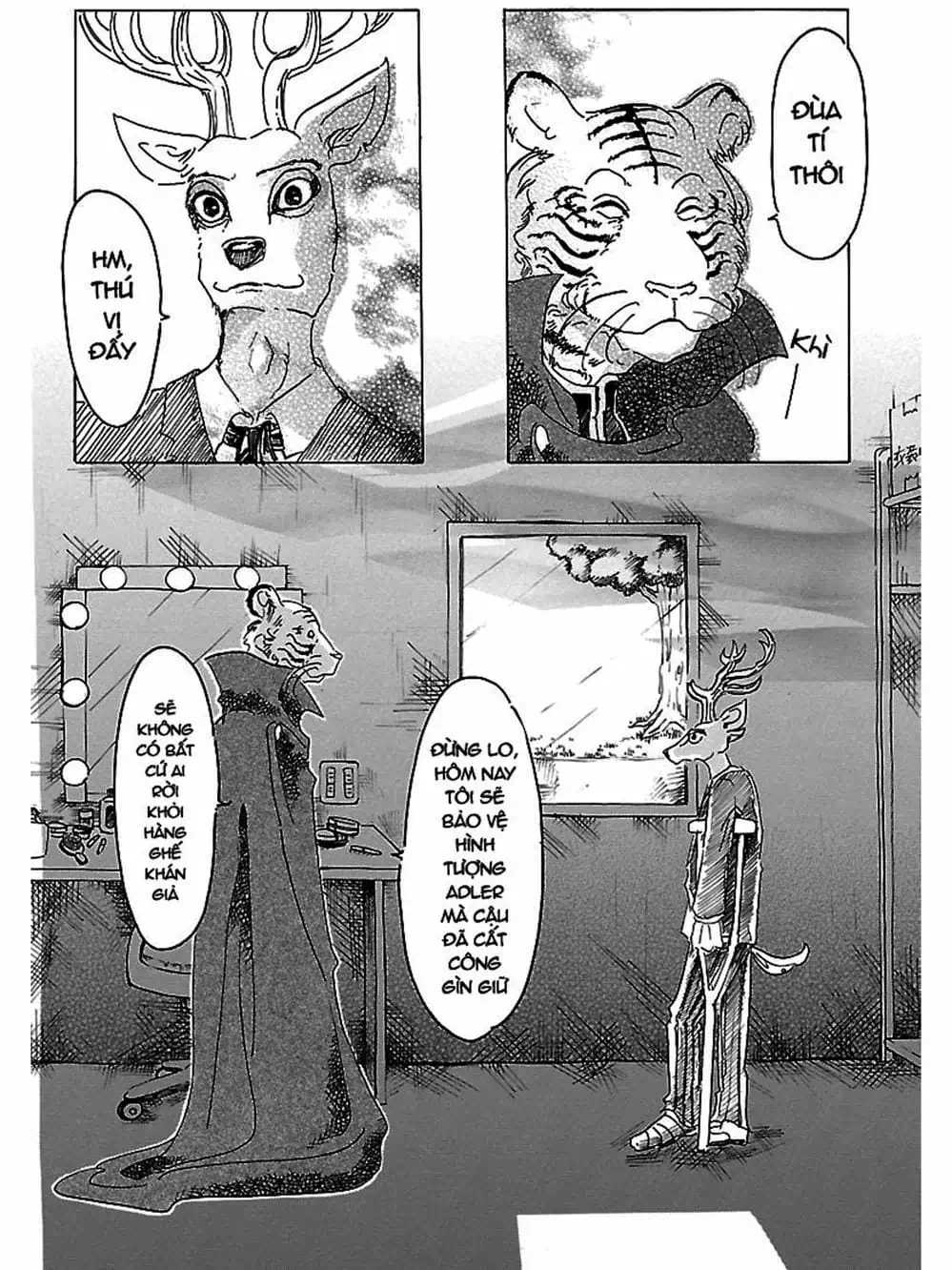 Truyện Tranh Bởi Vì Chúng Ta Đều Là Những Ngôi Sao - Beastars trang 10