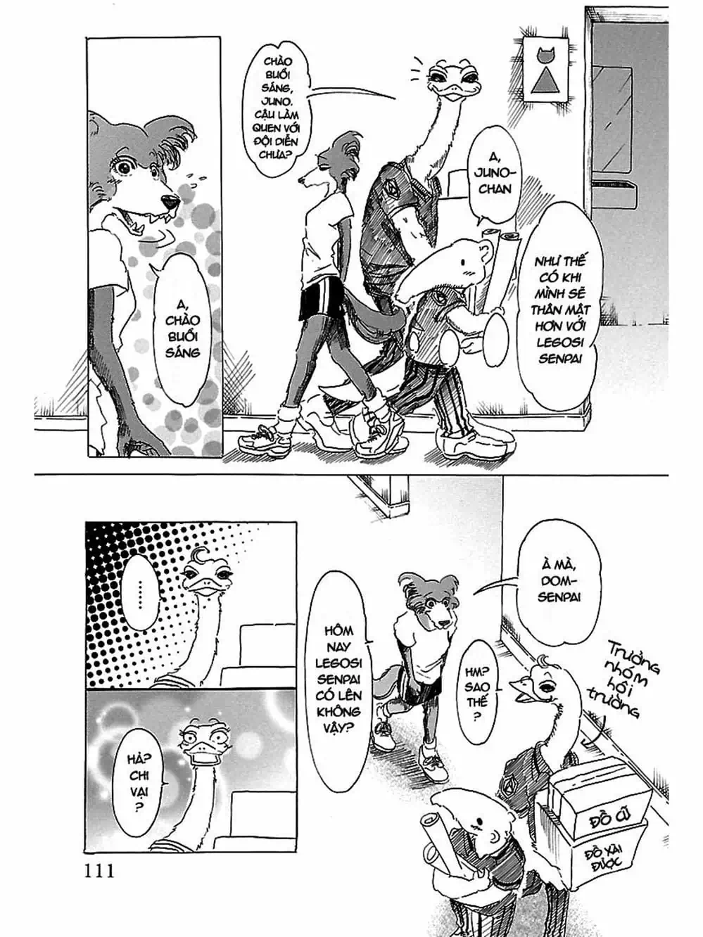 Truyện Tranh Bởi Vì Chúng Ta Đều Là Những Ngôi Sao - Beastars trang 10