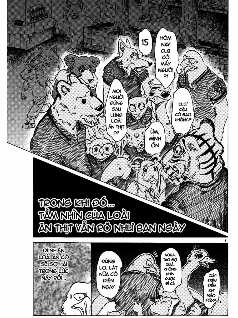 Truyện Tranh Bởi Vì Chúng Ta Đều Là Những Ngôi Sao - Beastars trang 10