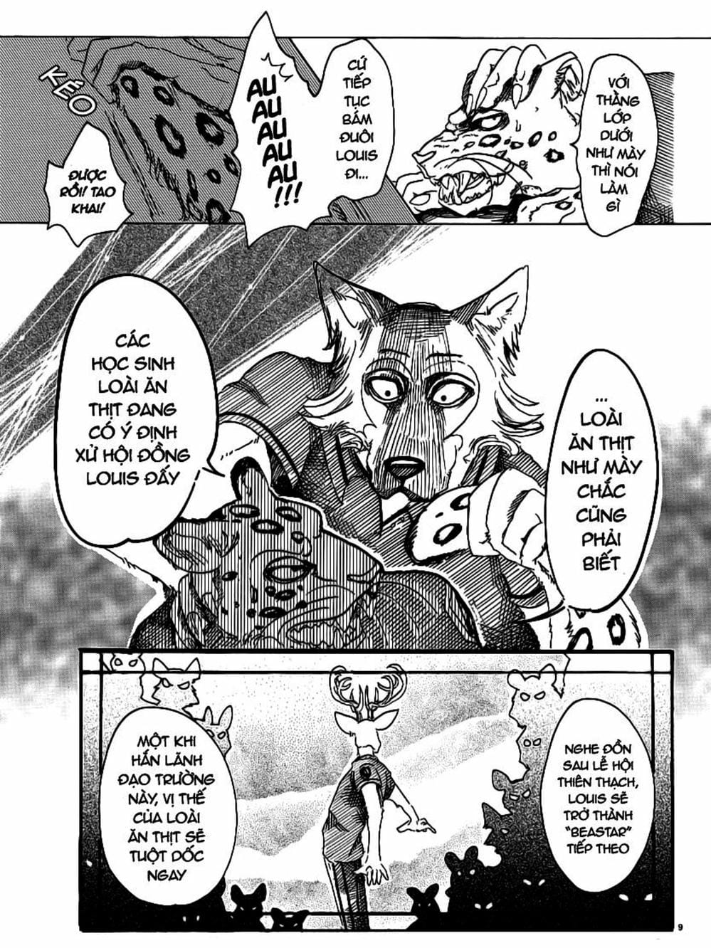 Truyện Tranh Bởi Vì Chúng Ta Đều Là Những Ngôi Sao - Beastars trang 10