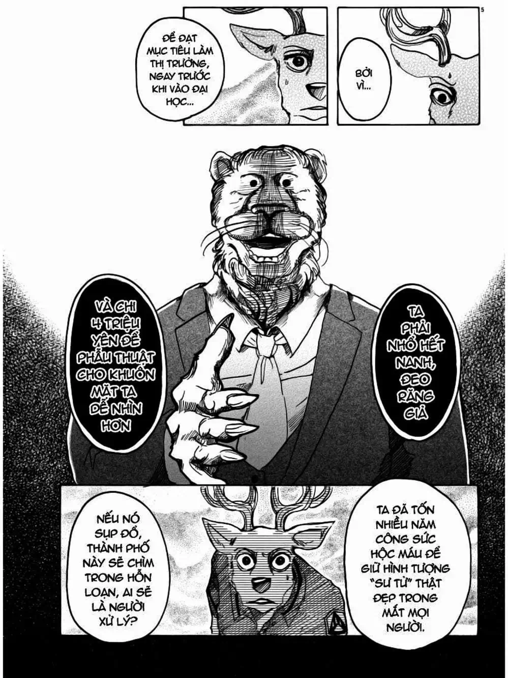 Truyện Tranh Bởi Vì Chúng Ta Đều Là Những Ngôi Sao - Beastars trang 10