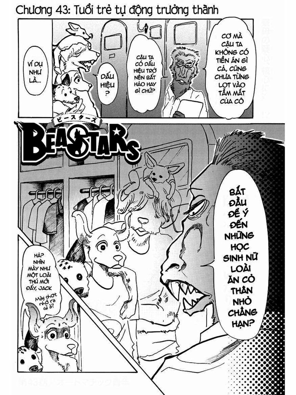 Truyện Tranh Bởi Vì Chúng Ta Đều Là Những Ngôi Sao - Beastars trang 10