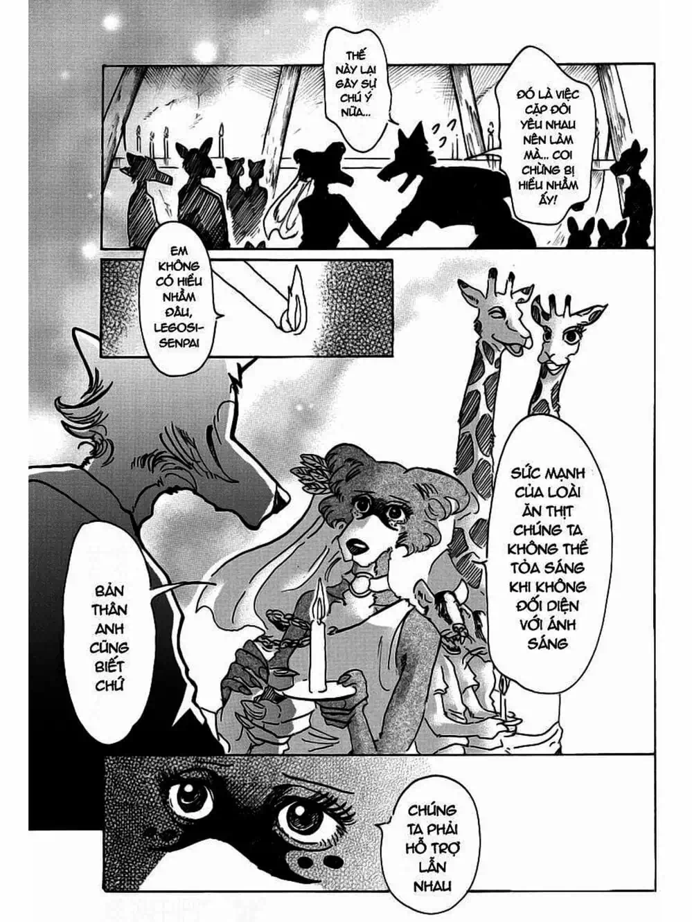 Truyện Tranh Bởi Vì Chúng Ta Đều Là Những Ngôi Sao - Beastars trang 10