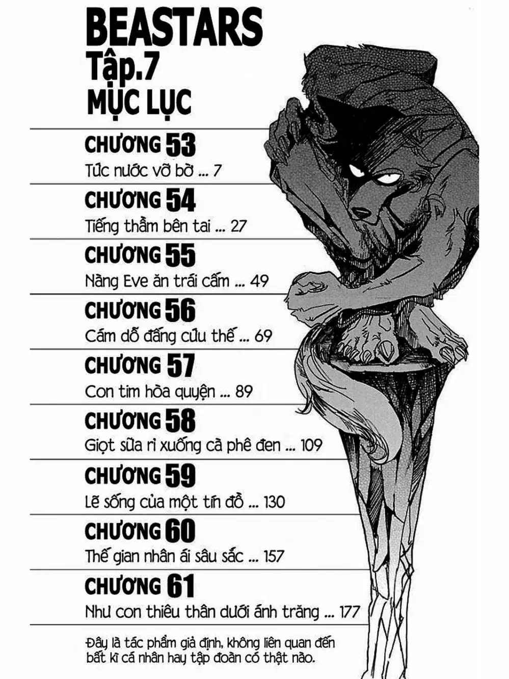 Truyện Tranh Bởi Vì Chúng Ta Đều Là Những Ngôi Sao - Beastars trang 10