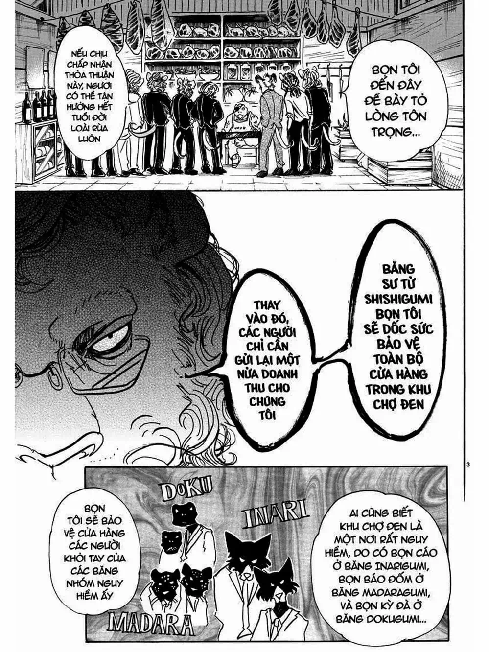 Truyện Tranh Bởi Vì Chúng Ta Đều Là Những Ngôi Sao - Beastars trang 10