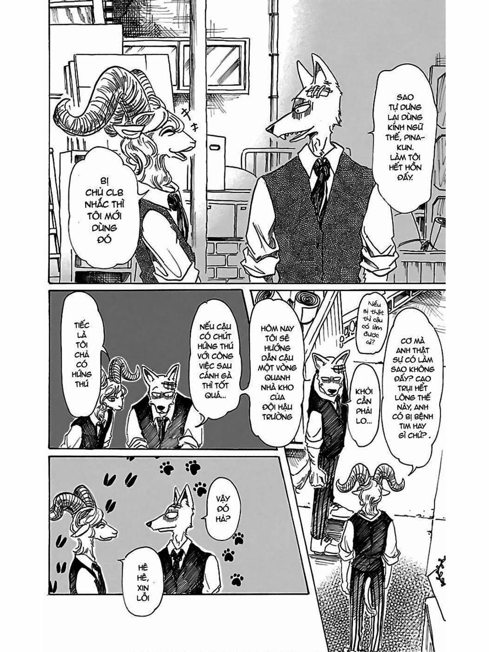 Truyện Tranh Bởi Vì Chúng Ta Đều Là Những Ngôi Sao - Beastars trang 10