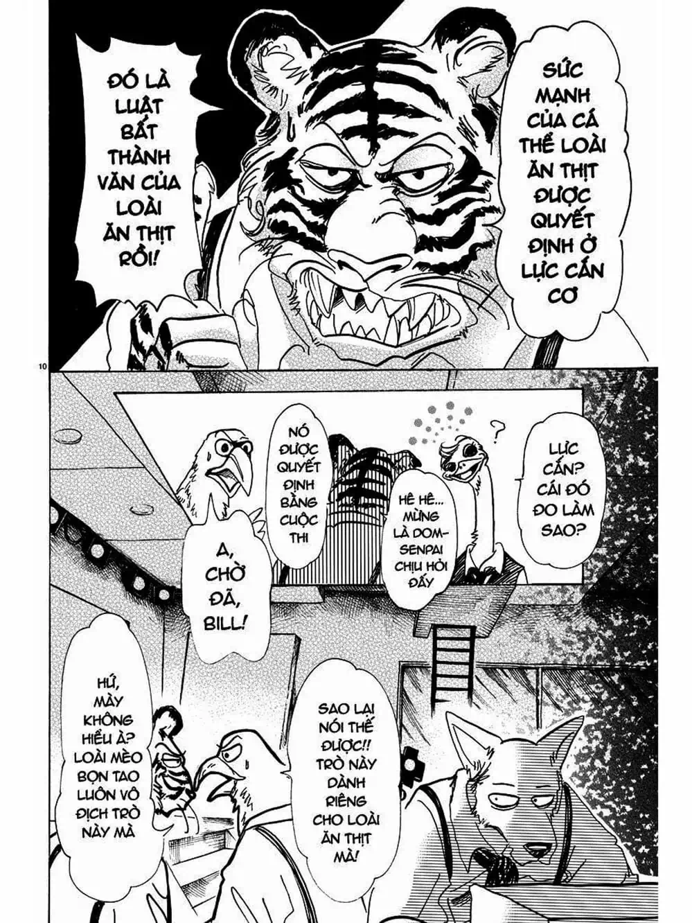 Truyện Tranh Bởi Vì Chúng Ta Đều Là Những Ngôi Sao - Beastars trang 10