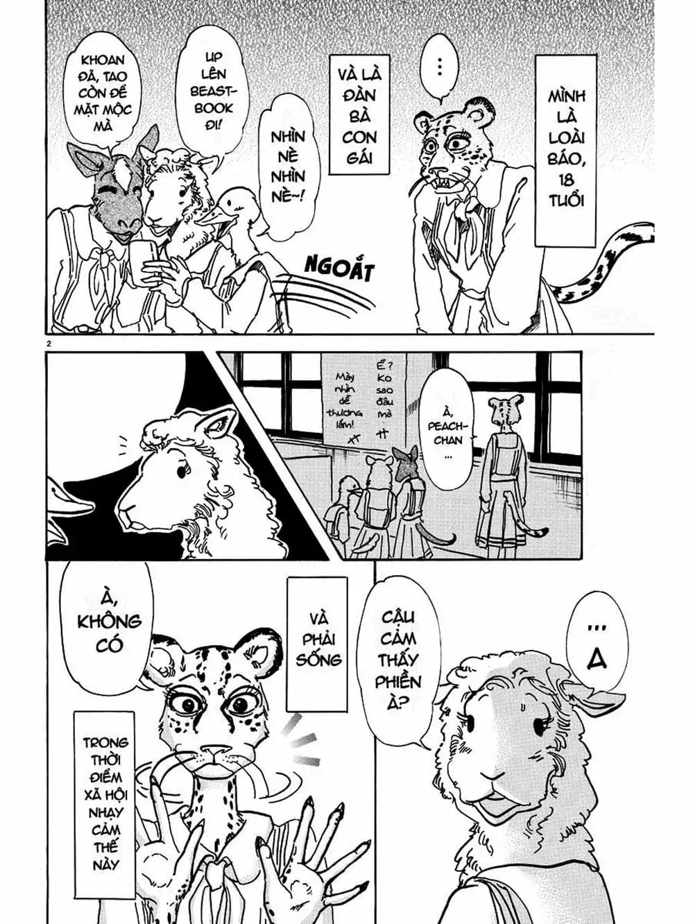 Truyện Tranh Bởi Vì Chúng Ta Đều Là Những Ngôi Sao - Beastars trang 10