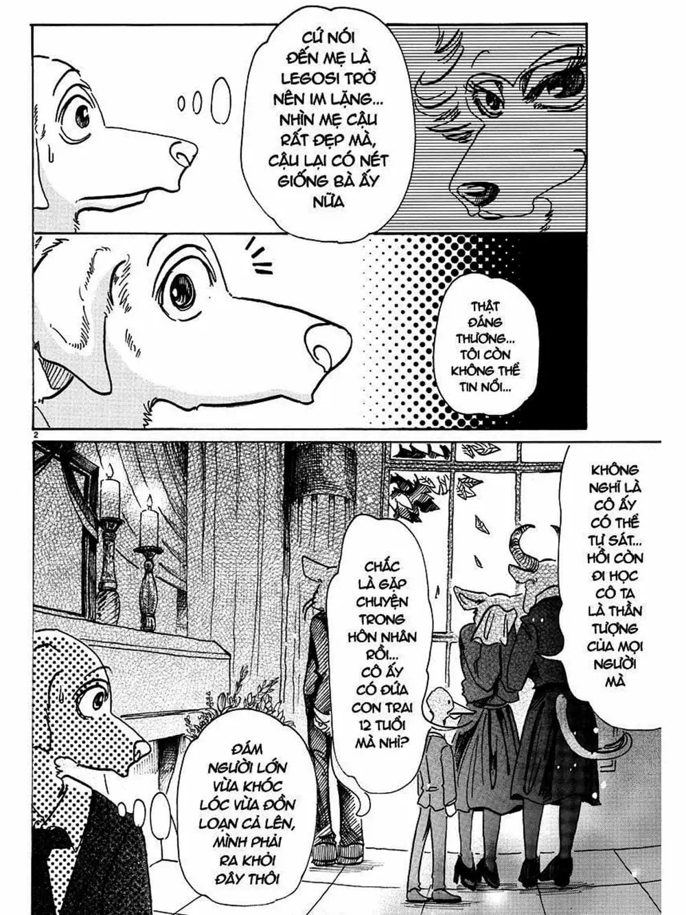 Truyện Tranh Bởi Vì Chúng Ta Đều Là Những Ngôi Sao - Beastars trang 10