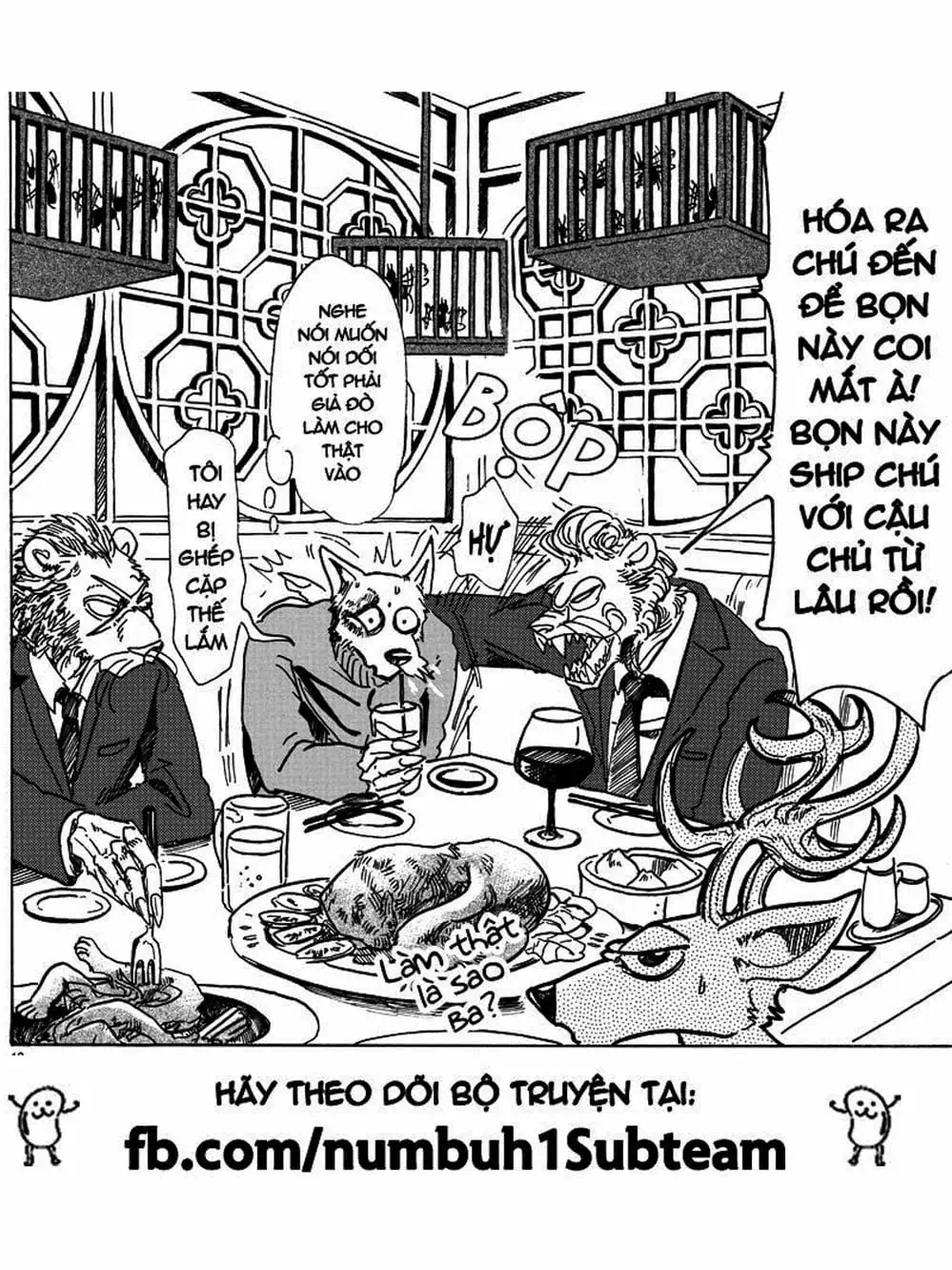 Truyện Tranh Bởi Vì Chúng Ta Đều Là Những Ngôi Sao - Beastars trang 10