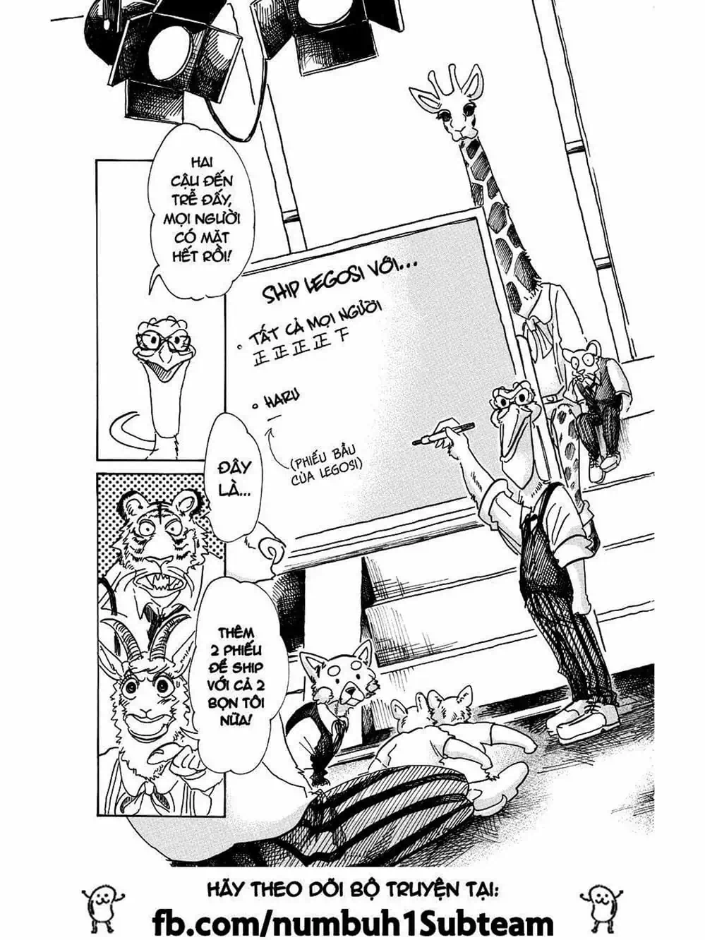 Truyện Tranh Bởi Vì Chúng Ta Đều Là Những Ngôi Sao - Beastars trang 10