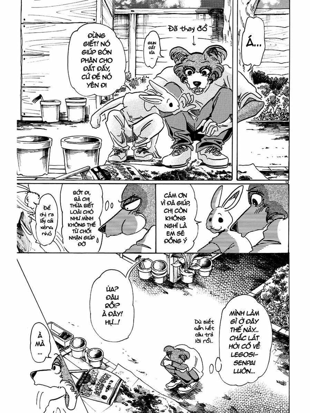 Truyện Tranh Bởi Vì Chúng Ta Đều Là Những Ngôi Sao - Beastars trang 10