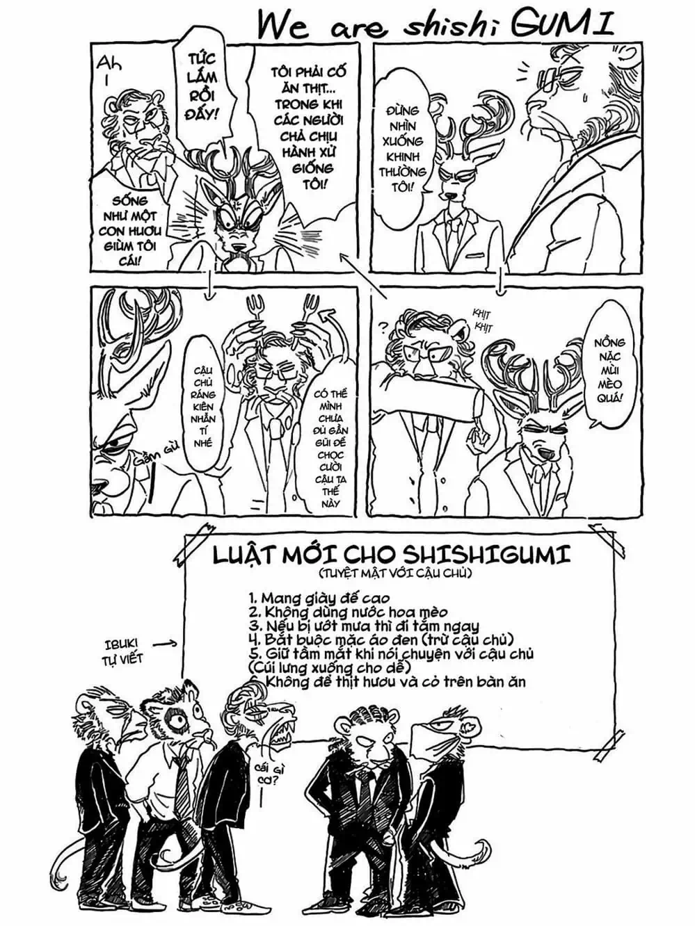 Truyện Tranh Bởi Vì Chúng Ta Đều Là Những Ngôi Sao - Beastars trang 10