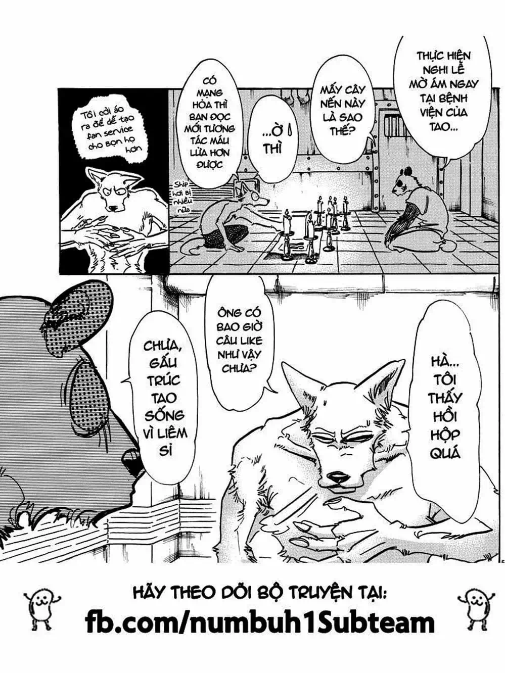 Truyện Tranh Bởi Vì Chúng Ta Đều Là Những Ngôi Sao - Beastars trang 10