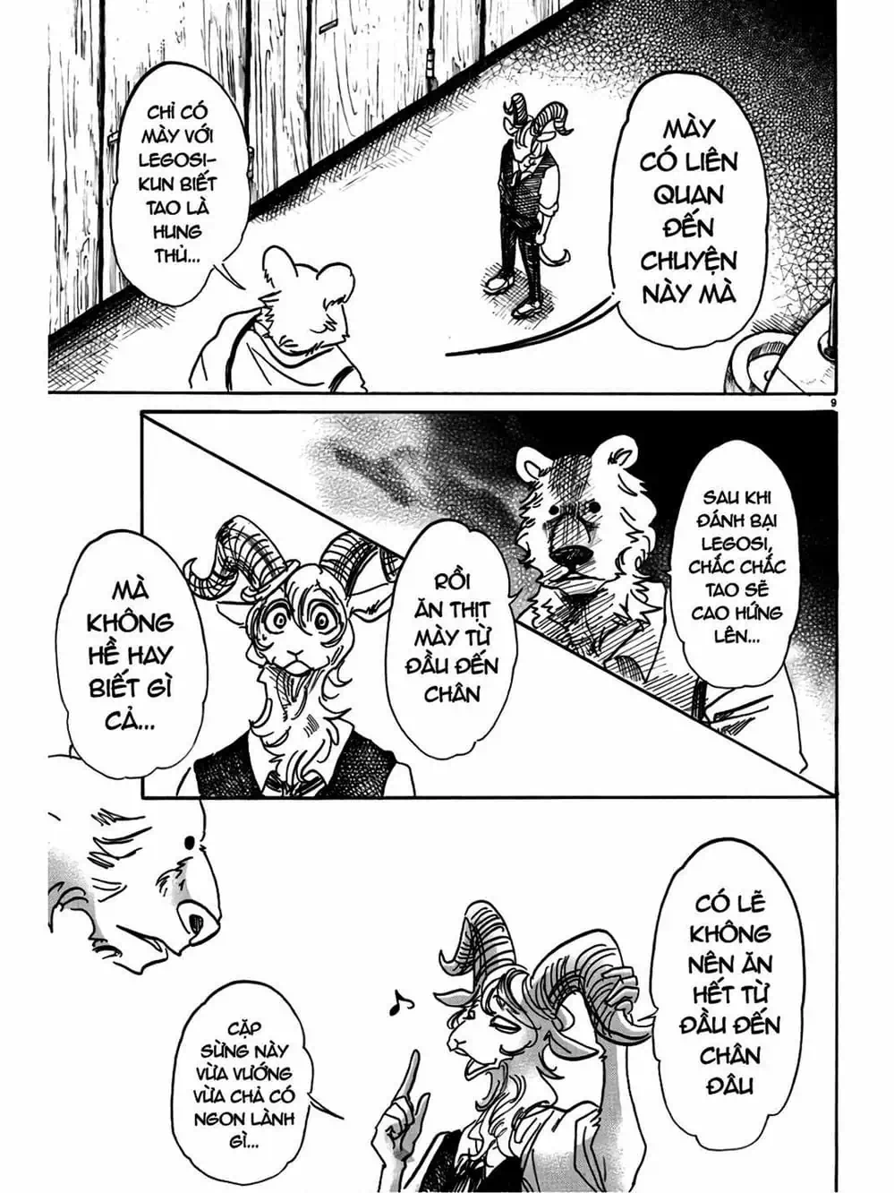 Truyện Tranh Bởi Vì Chúng Ta Đều Là Những Ngôi Sao - Beastars trang 10