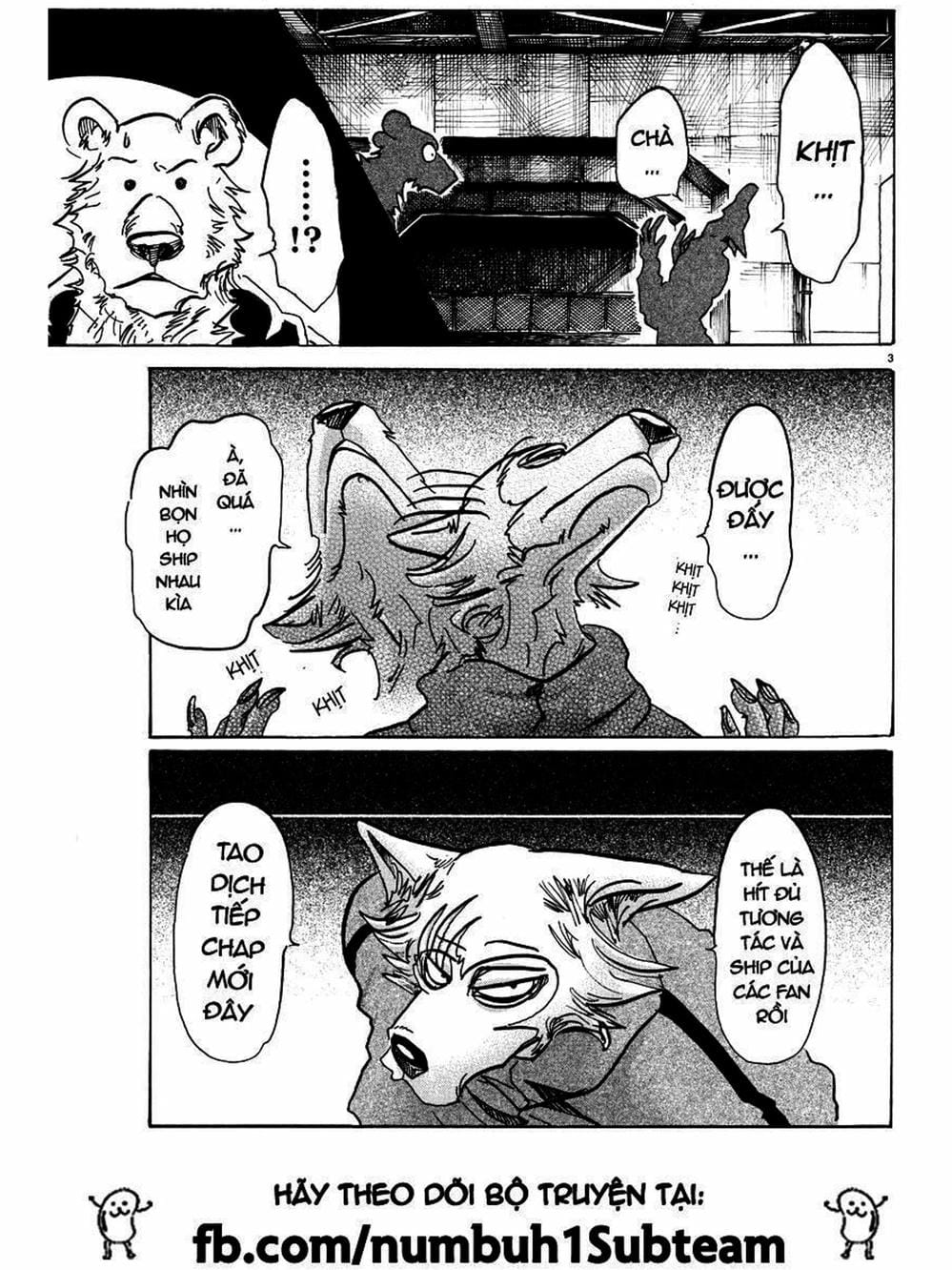 Truyện Tranh Bởi Vì Chúng Ta Đều Là Những Ngôi Sao - Beastars trang 10