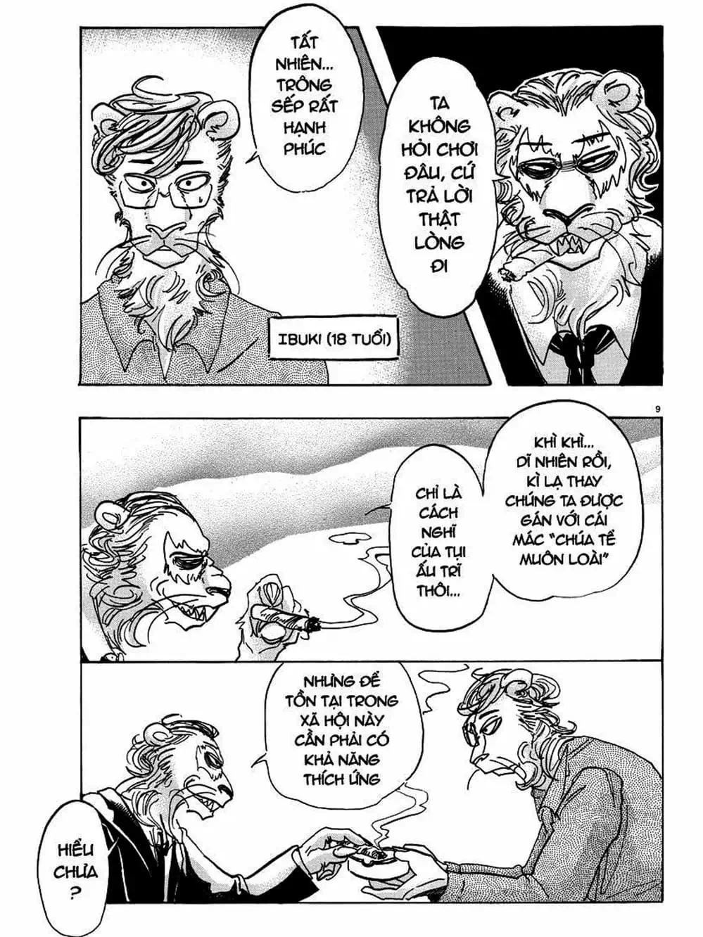 Truyện Tranh Bởi Vì Chúng Ta Đều Là Những Ngôi Sao - Beastars trang 10