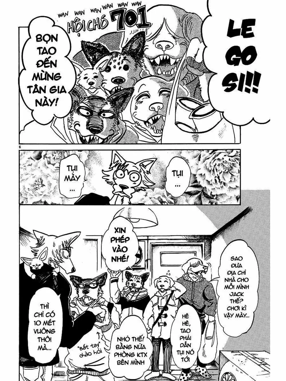 Truyện Tranh Bởi Vì Chúng Ta Đều Là Những Ngôi Sao - Beastars trang 10