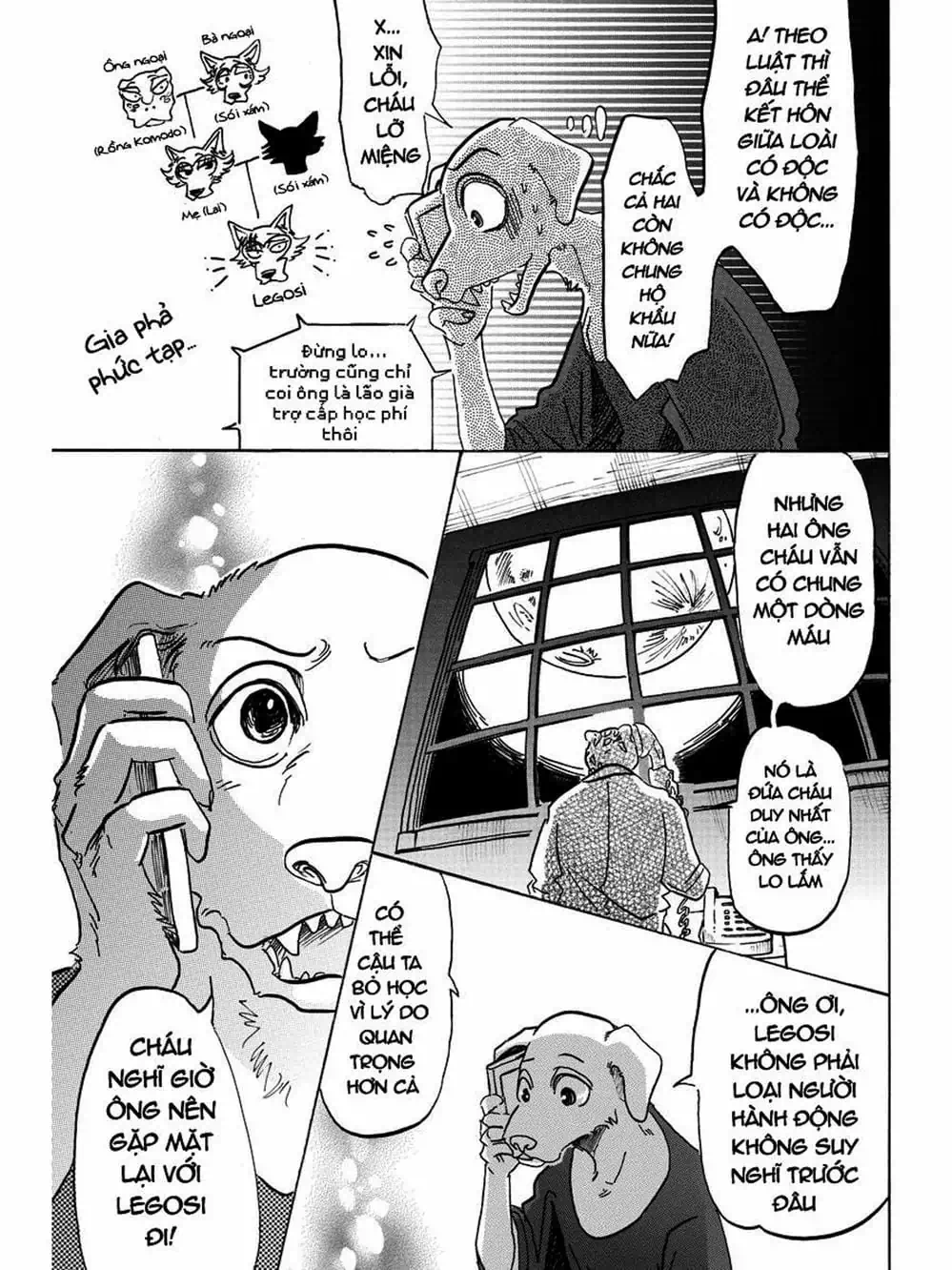 Truyện Tranh Bởi Vì Chúng Ta Đều Là Những Ngôi Sao - Beastars trang 10