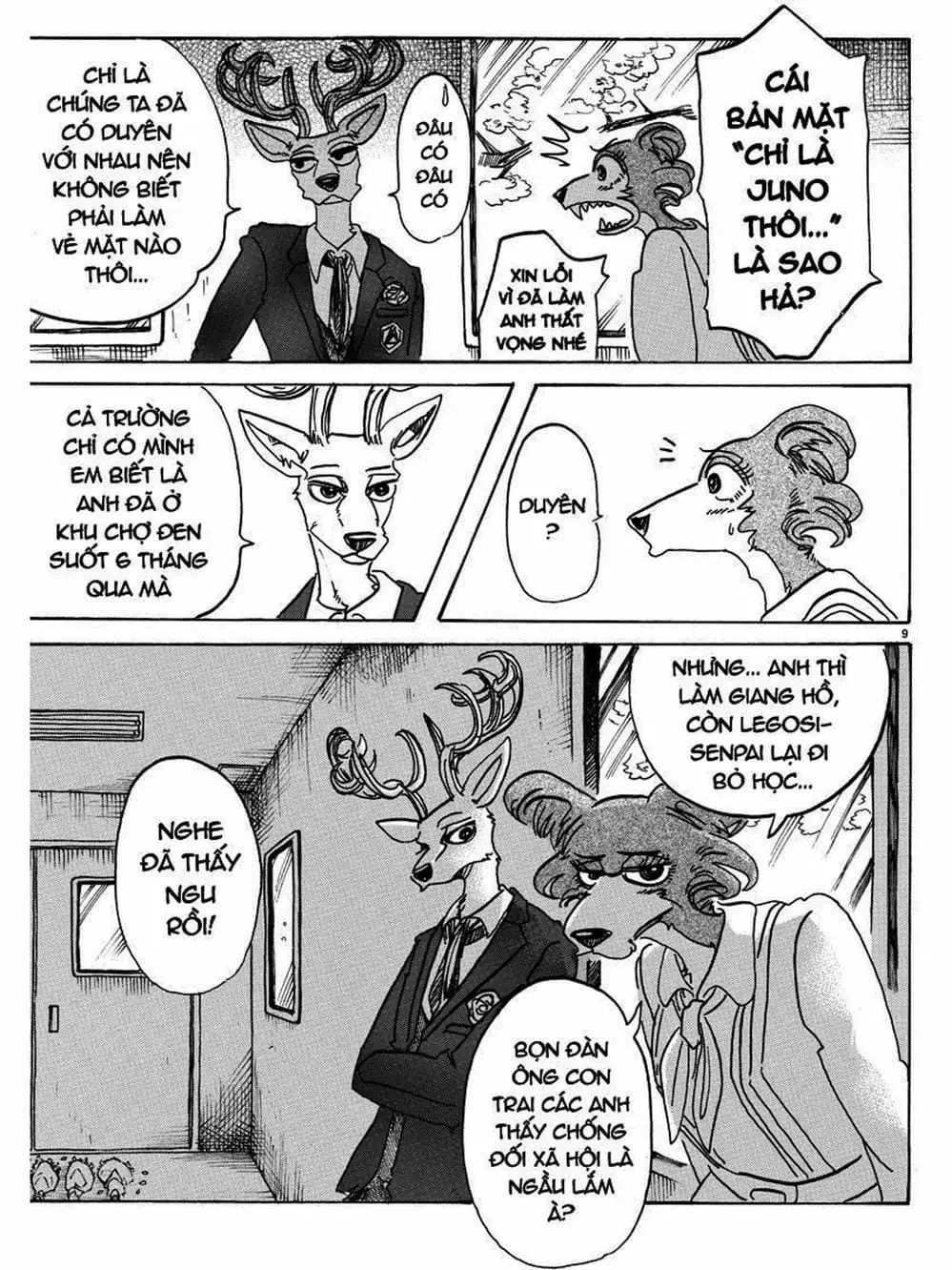 Truyện Tranh Bởi Vì Chúng Ta Đều Là Những Ngôi Sao - Beastars trang 10