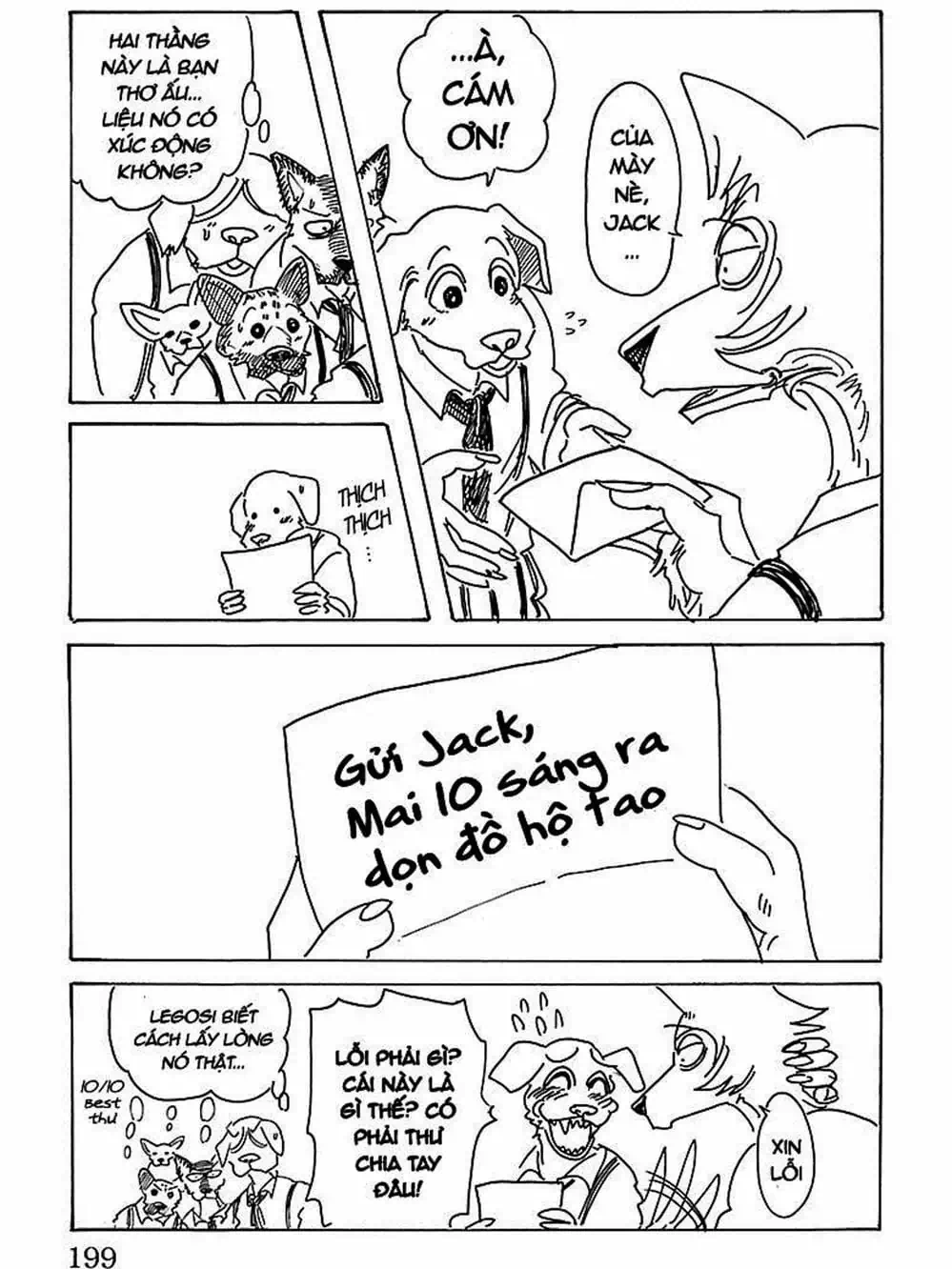 Truyện Tranh Bởi Vì Chúng Ta Đều Là Những Ngôi Sao - Beastars trang 10