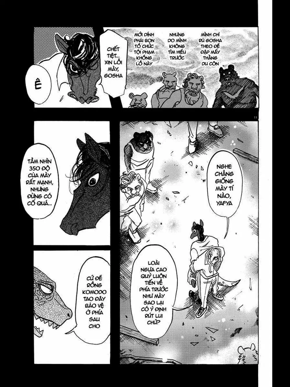 Truyện Tranh Bởi Vì Chúng Ta Đều Là Những Ngôi Sao - Beastars trang 10