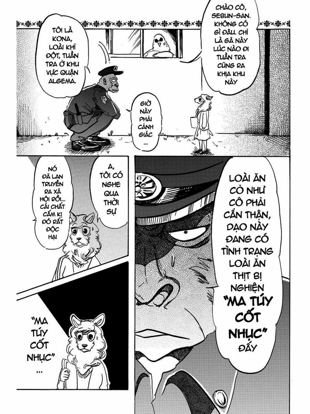 Truyện Tranh Bởi Vì Chúng Ta Đều Là Những Ngôi Sao - Beastars trang 10